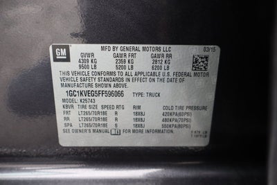 2015 Chevrolet Silverado 2500 HD LT