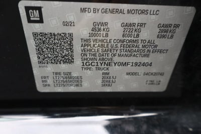 2021 Chevrolet Silverado 2500 HD LT