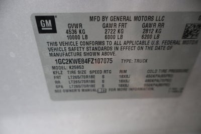 2015 Chevrolet Silverado 2500 HD LTZ