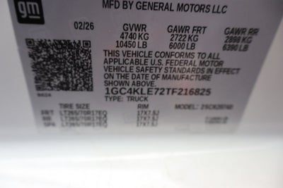 2026 Chevrolet Silverado 2500 HD Work Truck