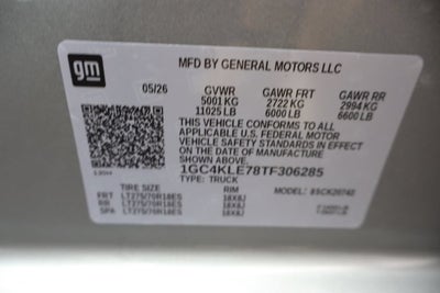 2026 Chevrolet Silverado 2500 HD Work Truck