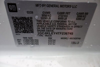 2026 Chevrolet Silverado 2500 HD WT