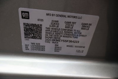 2025 Chevrolet Silverado 2500 HD Custom