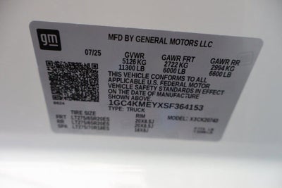 2025 Chevrolet Silverado 2500 HD Custom