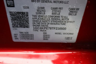 2026 Chevrolet Silverado 2500 HD LTZ