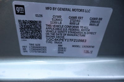 2026 Chevrolet Silverado 2500 HD LTZ