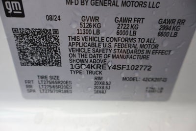 2025 Chevrolet Silverado 2500 HD High Country