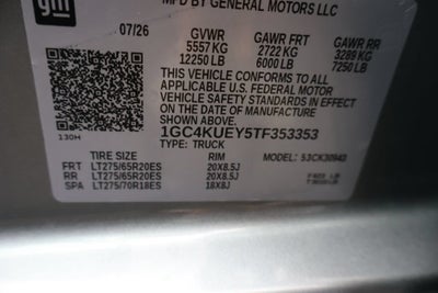 2026 Chevrolet Silverado 3500 HD LTZ