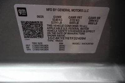 2026 Chevrolet Silverado 2500 HD ZR2