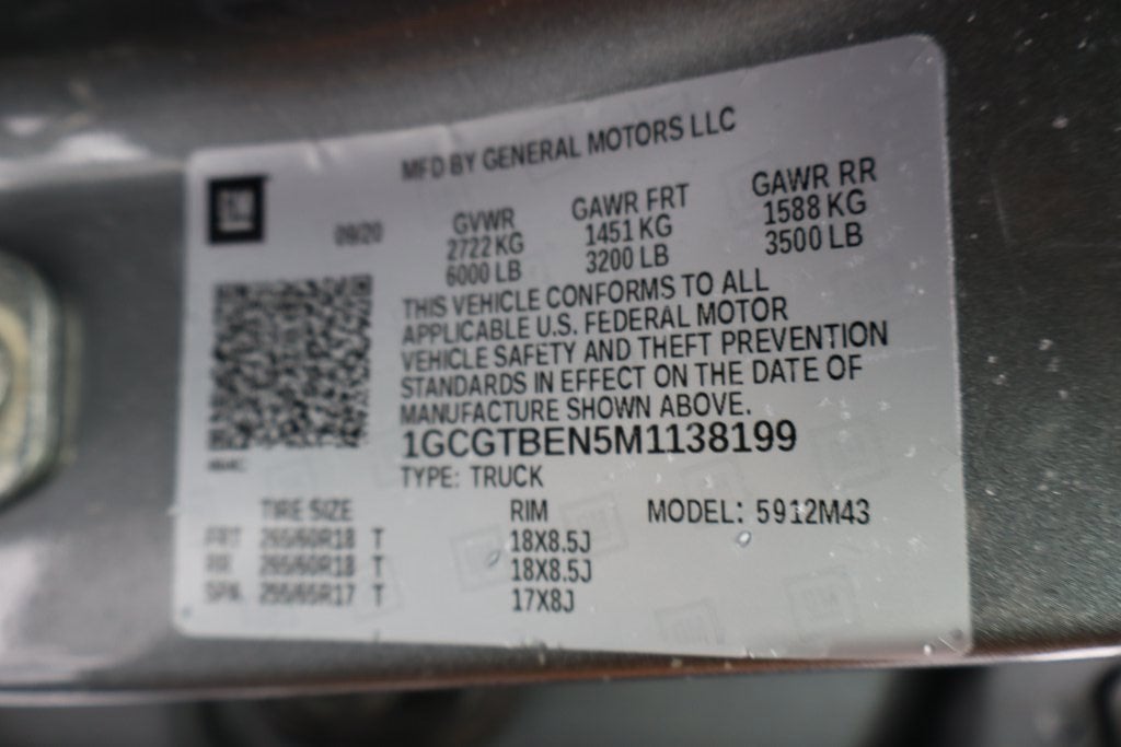 2021 Chevrolet Colorado WT