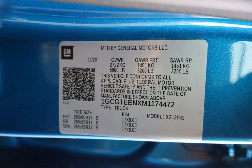 2021 Chevrolet Colorado ZR2