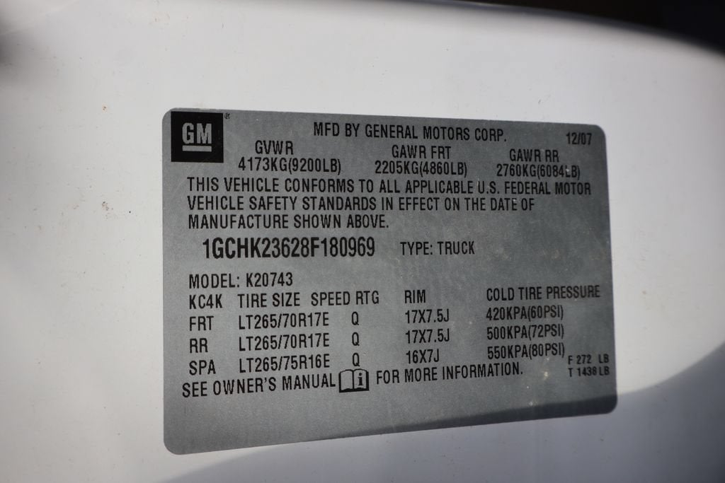 2008 Chevrolet Silverado 2500 HD LTZ