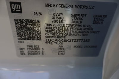 2026 Chevrolet Silverado 1500 LT
