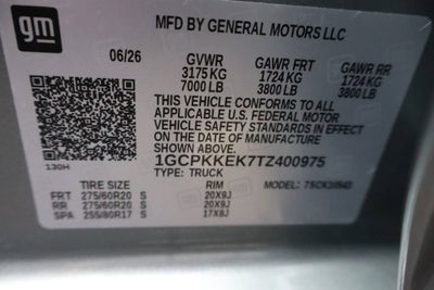 2026 Chevrolet Silverado 1500 LT