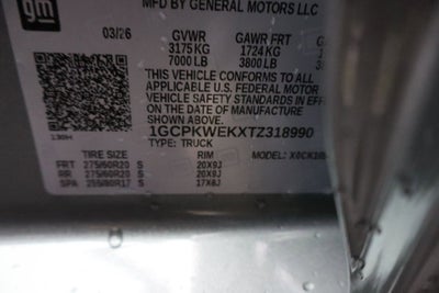 2026 Chevrolet Silverado 1500 RST