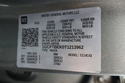 2026 Chevrolet Colorado Work Truck