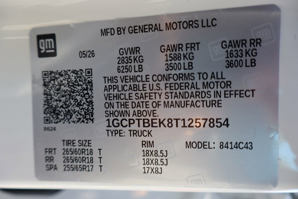 2026 Chevrolet Colorado Work Truck