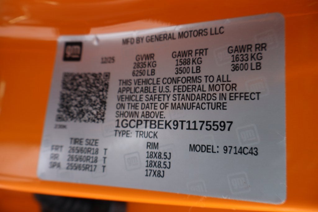 2026 Chevrolet Colorado WT