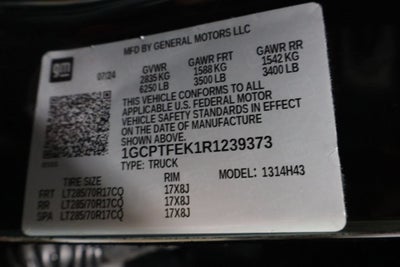 2024 Chevrolet Colorado ZR2