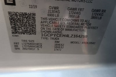 2020 Chevrolet Silverado 1500 Custom Trail Boss