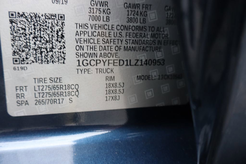 2020 Chevrolet Silverado 1500 LT Trail Boss