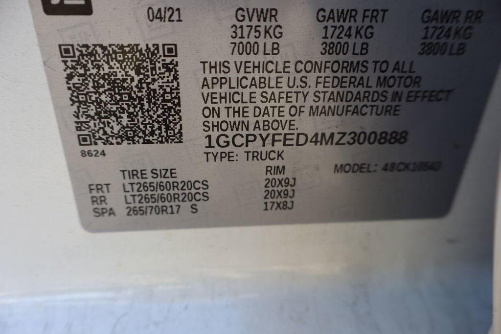 2021 Chevrolet Silverado 1500 LT Trail Boss