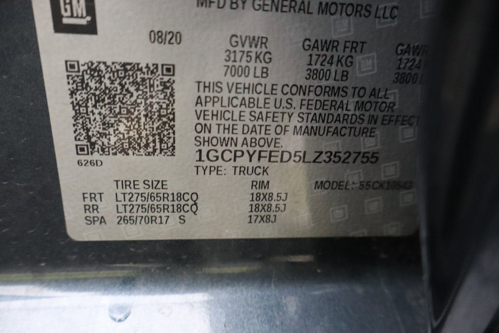 2020 Chevrolet Silverado 1500 LT Trail Boss