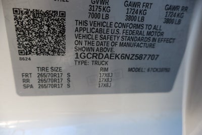 2022 Chevrolet Silverado 1500 WT