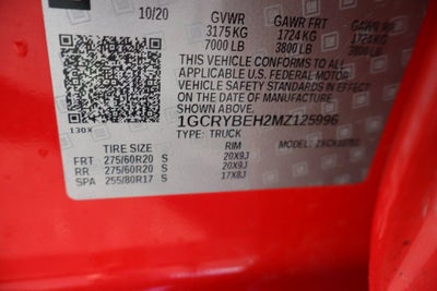 2021 Chevrolet Silverado 1500 Custom