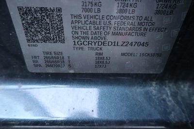 2020 Chevrolet Silverado 1500 LT