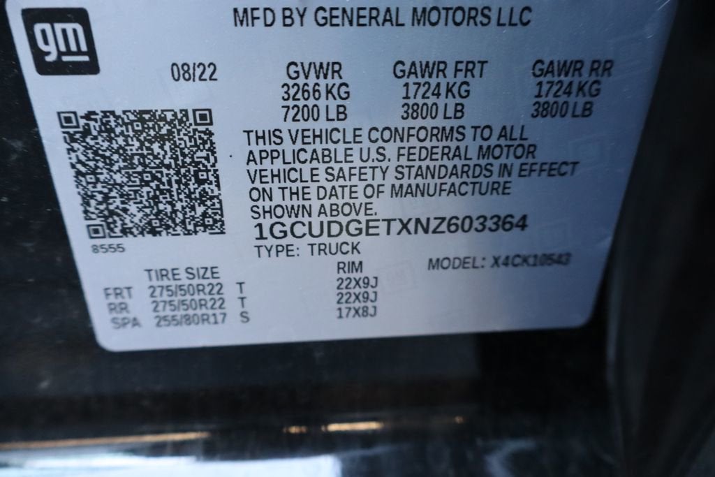2022 Chevrolet Silverado 1500 LTZ