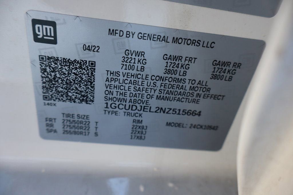 2022 Chevrolet Silverado 1500 High Country