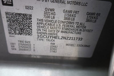 2022 Chevrolet Silverado 1500 LTD High Country