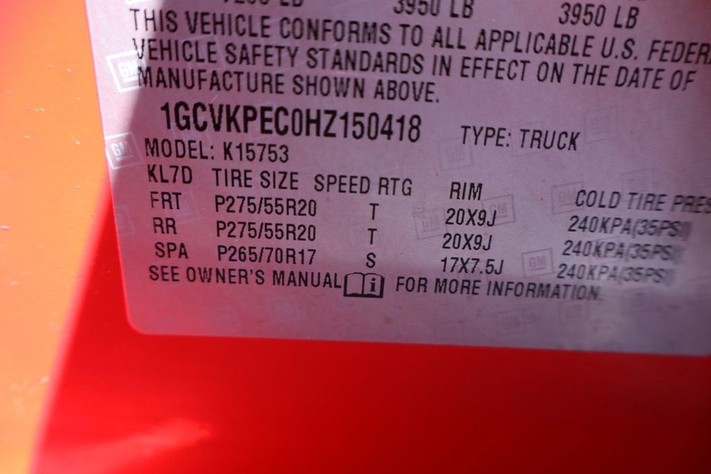 2017 Chevrolet Silverado 1500 Custom