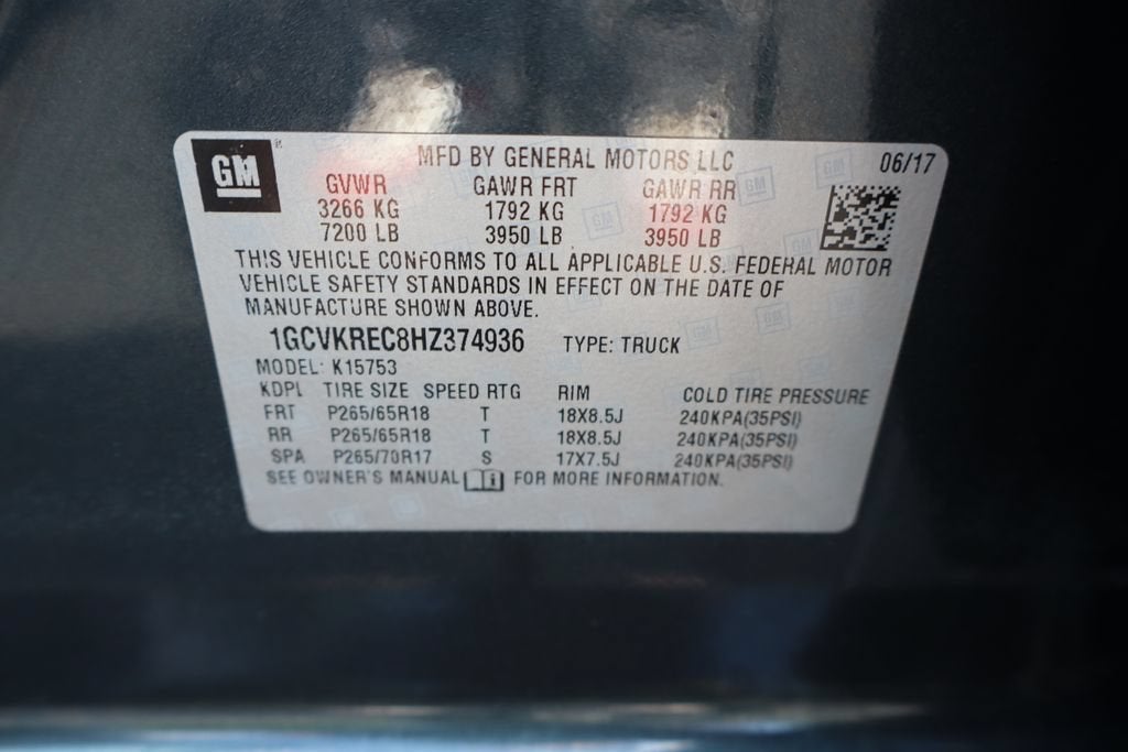 2017 Chevrolet Silverado 1500 LT