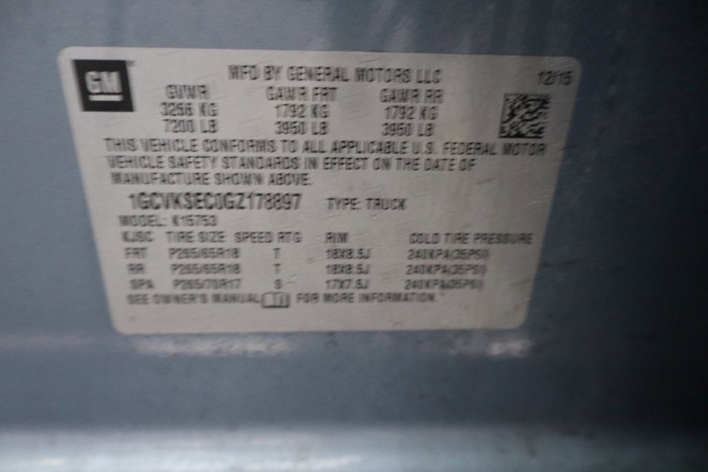 2016 Chevrolet Silverado 1500 LTZ