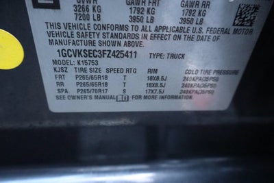 2015 Chevrolet Silverado 1500 LTZ