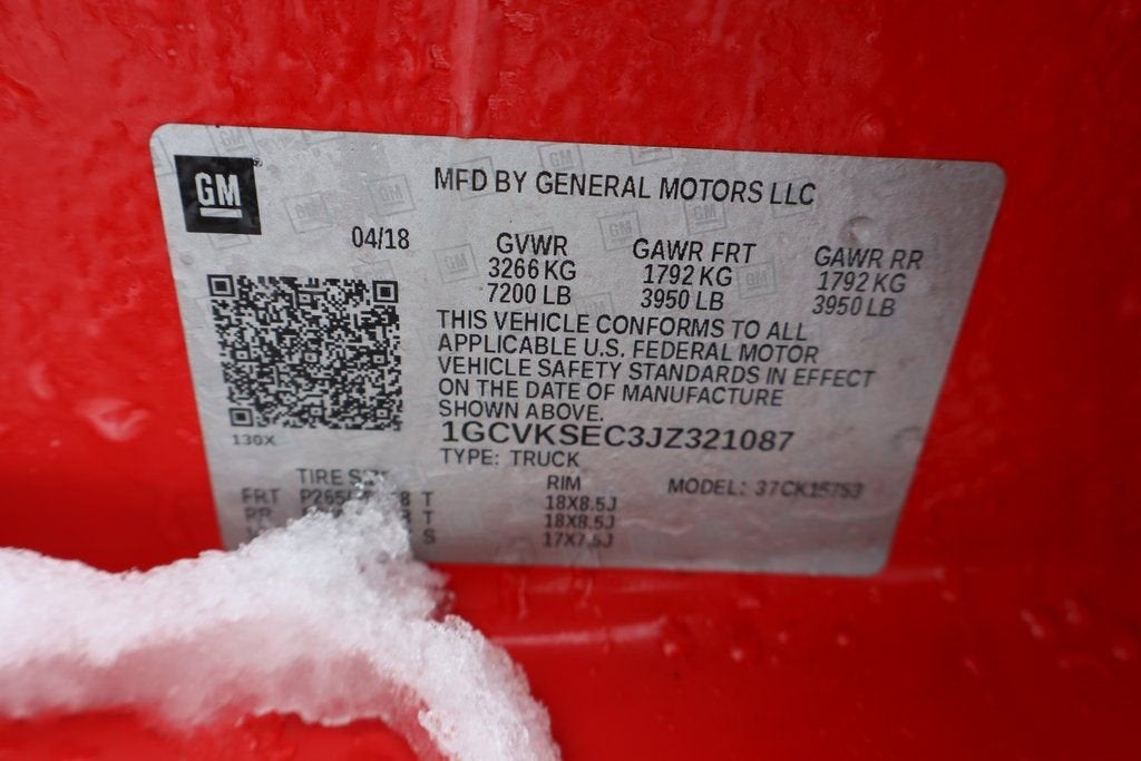 2018 Chevrolet Silverado 1500 LTZ