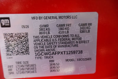 2026 Chevrolet Express Cargo Work Van
