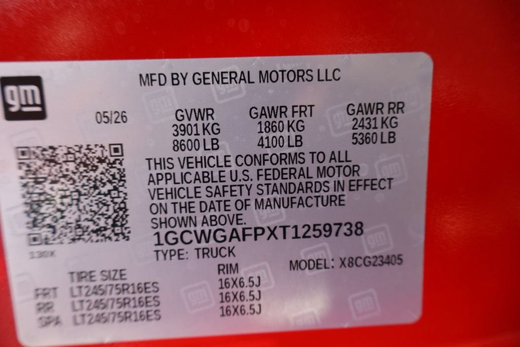 2026 Chevrolet Express Cargo Work Van