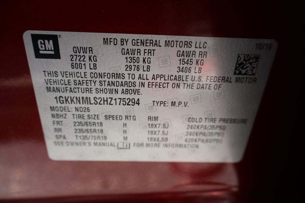2017 GMC Acadia SLT