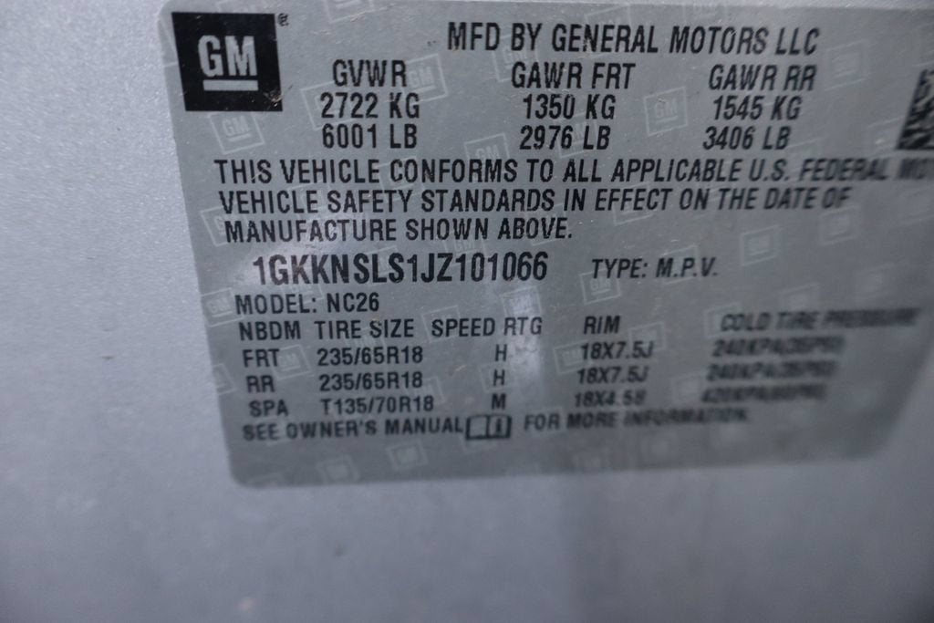 2018 GMC Acadia SLE-2