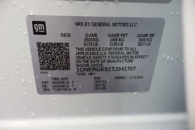 2026 Chevrolet Traverse FWD LT