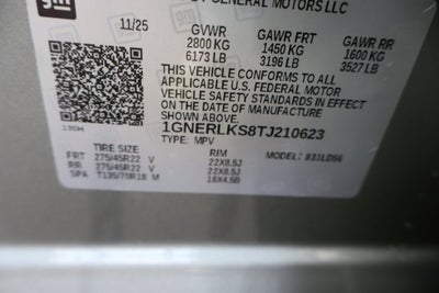 2026 Chevrolet Traverse RS