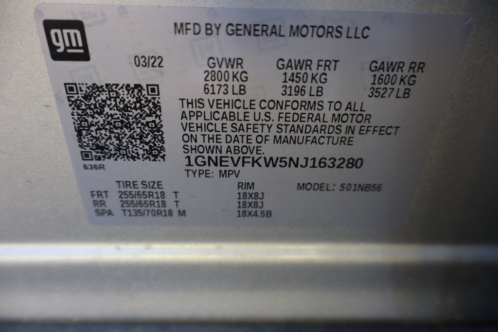 2022 Chevrolet Traverse Base