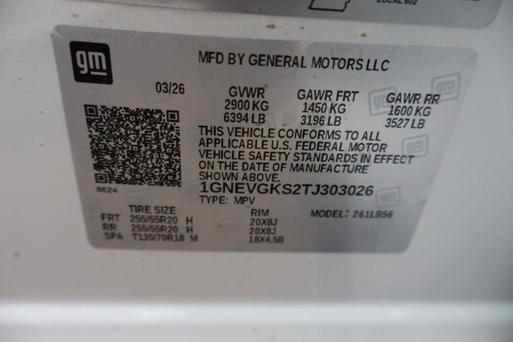 2026 Chevrolet Traverse LT