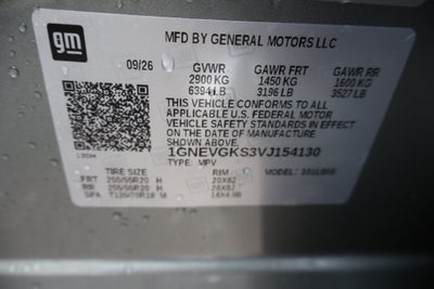 2027 Chevrolet Traverse LT