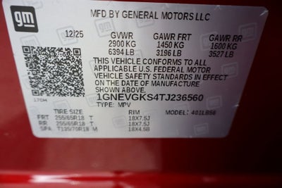 2026 Chevrolet Traverse LT