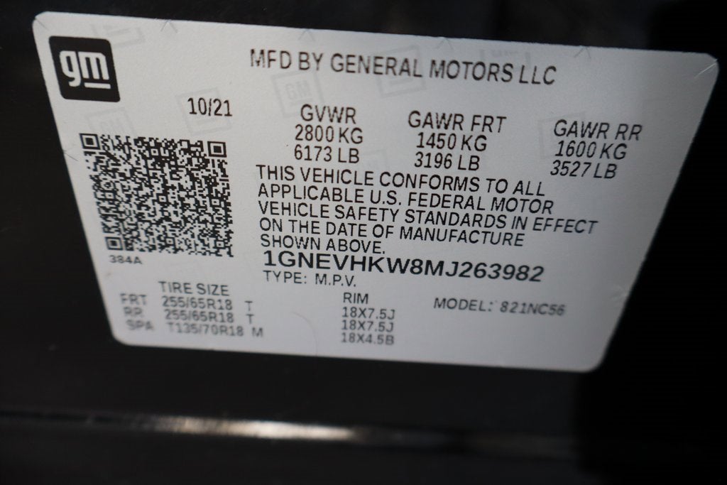 2021 Chevrolet Traverse LT Leather