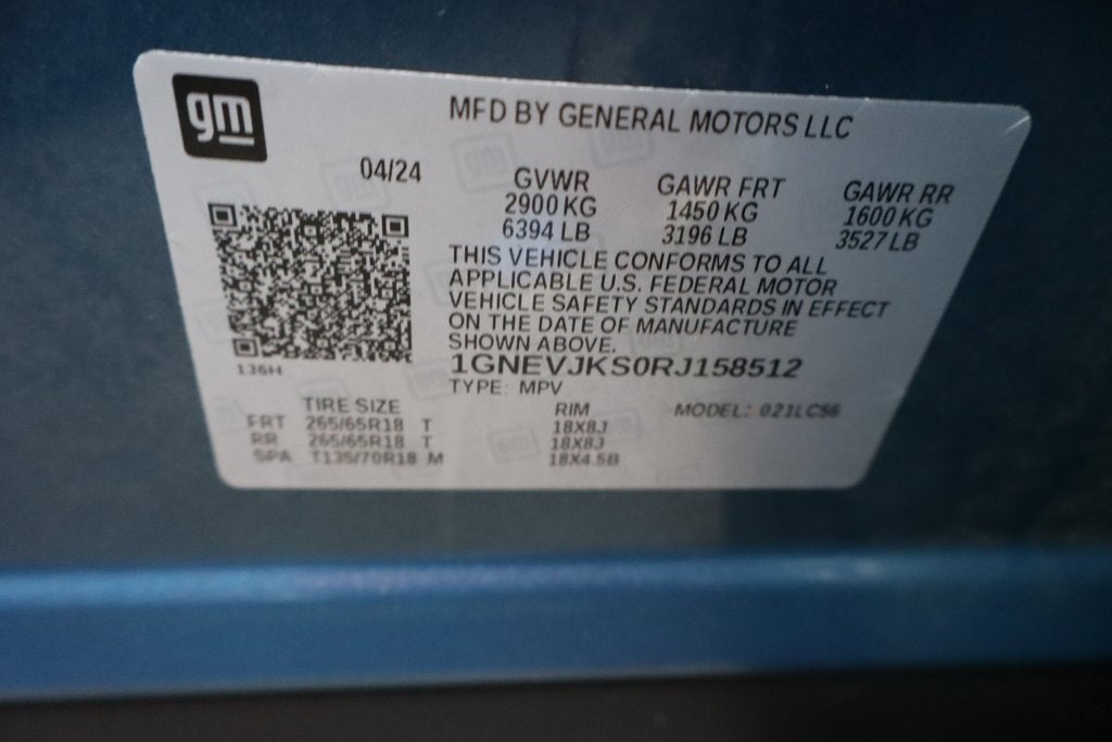 2024 Chevrolet Traverse Z71